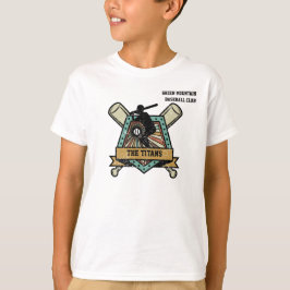 Baseball Softball Klubb Team League Namn nummer T Shirt