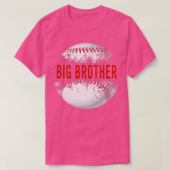 Baseball Softball Lover Ball Big Brother Fathers D T Shirt (Design framsida)