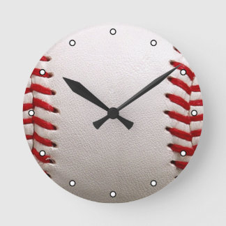 Baseball Softball med punkter Rund Klocka