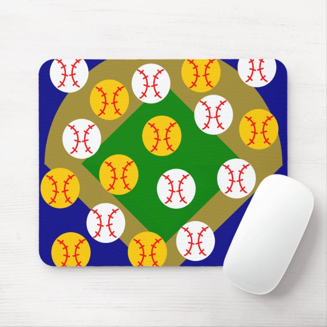 Baseball/Softball Musmatta (Med mus)