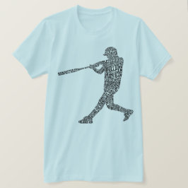 Baseball Softball Player Ord Art Tee Shirt