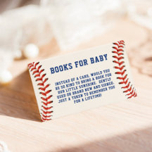 Baseball Softball Request Bokar for Baby Shower