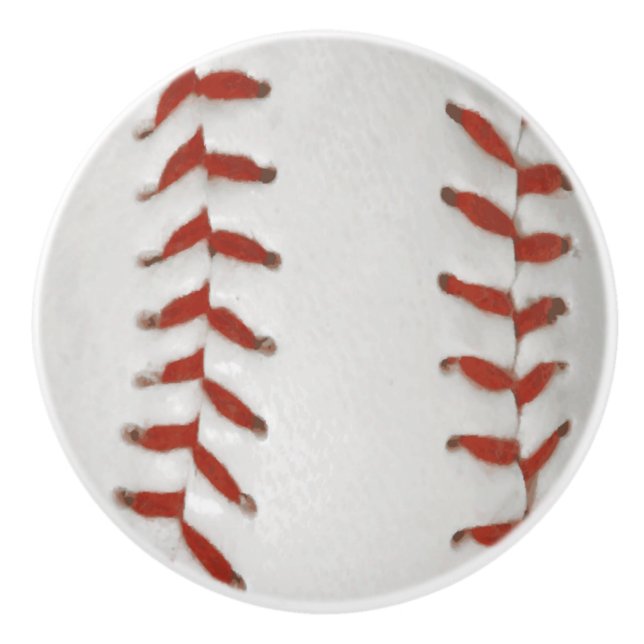 Baseball Softball Skriv ut Mönster-bakgrund Knopp (Framsidan)
