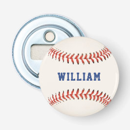 Baseball Softball Sport Name Flasköppnare