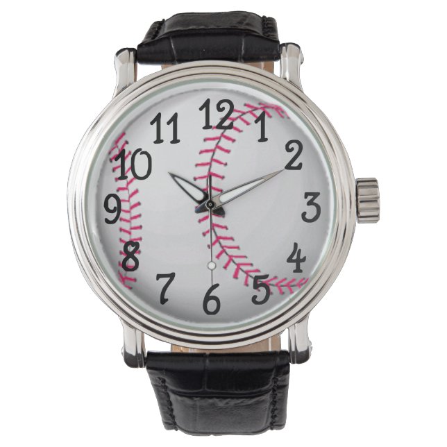 Baseball Softball Watch Armbandsur (Framsida)