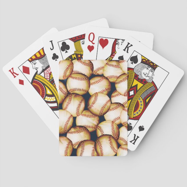 BASEBALL som leker kort Casinokort (Baksidan)