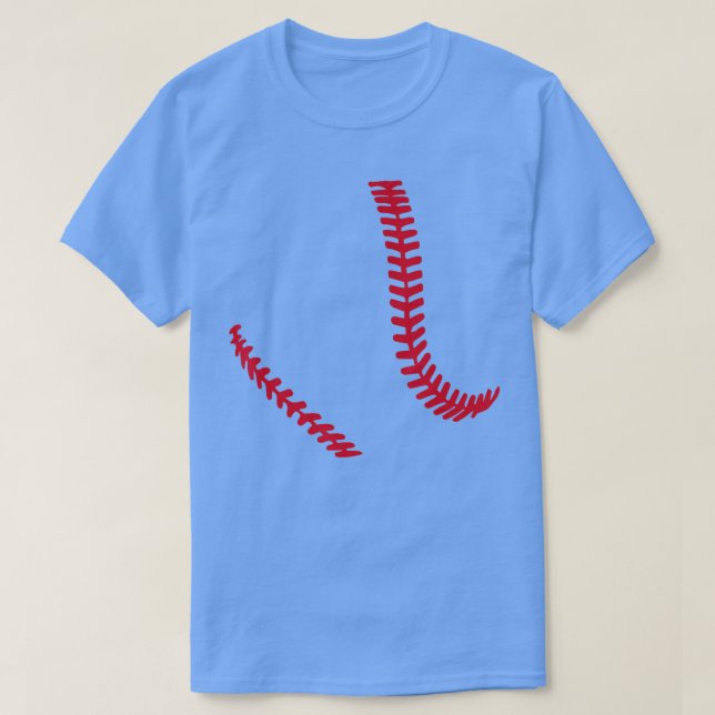 Baseball-sömnad T Shirt (Design framsida)