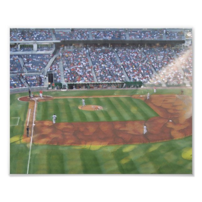 Baseball-spel Fototryck (Framsidan)