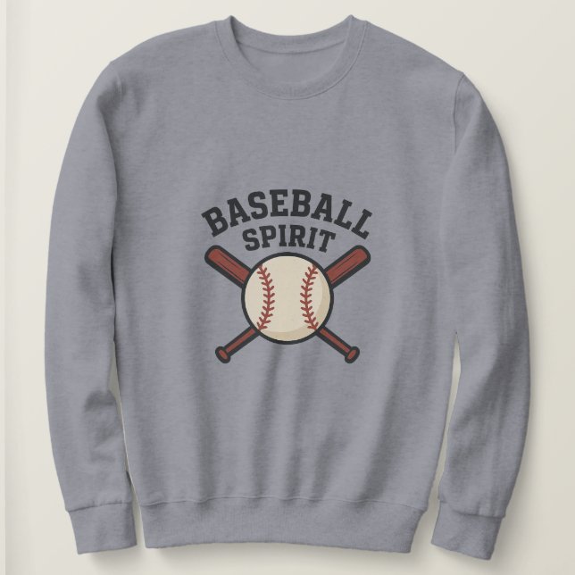 Baseball Spirit - Klassisk sportlogodesign T Shirt (Design framsida)