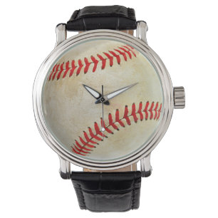 Baseball sport boll-spelet spelar en gammal smula armbandsur