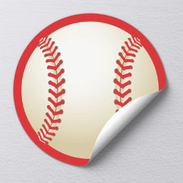 Baseball Sport - favoriter i hela stjärnans babysk Runt Klistermärke