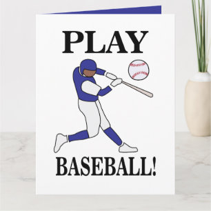 Baseball Sports Coach Player Birthday Kort