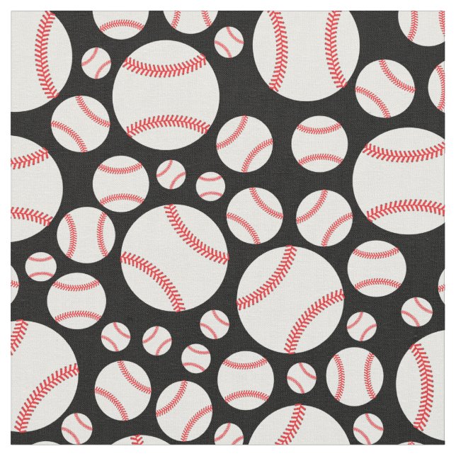 Baseball Sports Cute Tyg (Närbild)