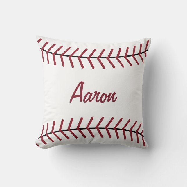Baseball Sports Kids Boys Pillow Kudde (Framsida)