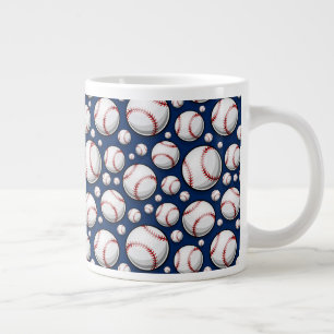 Baseball Sports Mönster Jumbo Mugg