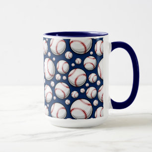Baseball Sports Mönster Mugg