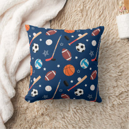Baseball sports Pattern Kudde