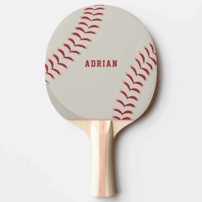 Baseball Sports Personlig Bord Tennis Pingisracket (Framsidan)