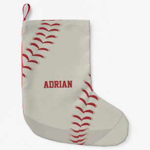 Baseball Sports Personlig Liten Julstrumpa