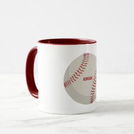 Baseball Sports Personlig Mugg