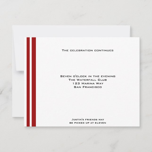 Baseball Sports Pub Mitzvah Recept Inbjudningar (Framsida)