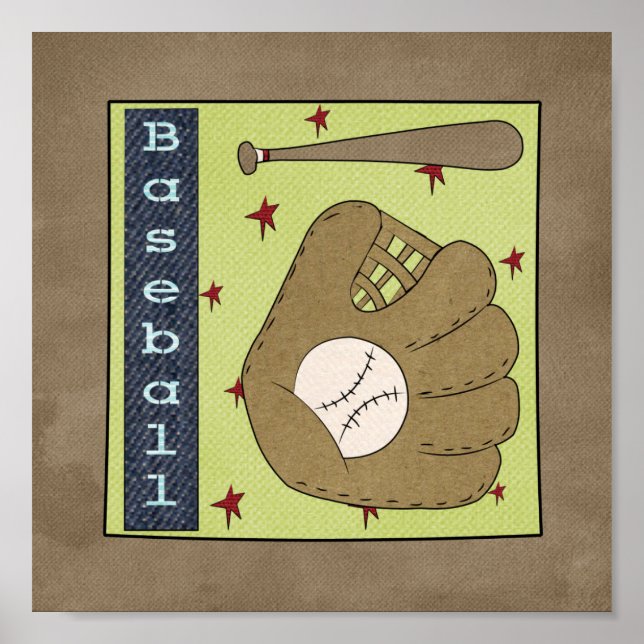 Baseball (sportsamling) poster (Framsidan)