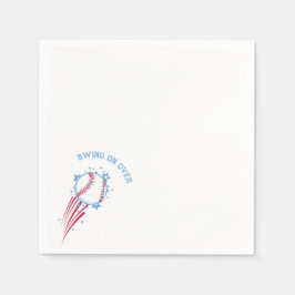 Baseball Sporty Birthday för barn Pappersservett