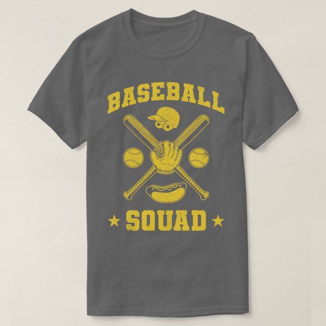 Baseball Squad V7 T Shirt (Design framsida)