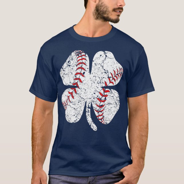 Baseball St patricks day Boys Manar Catcher T Shirt (Framsida)