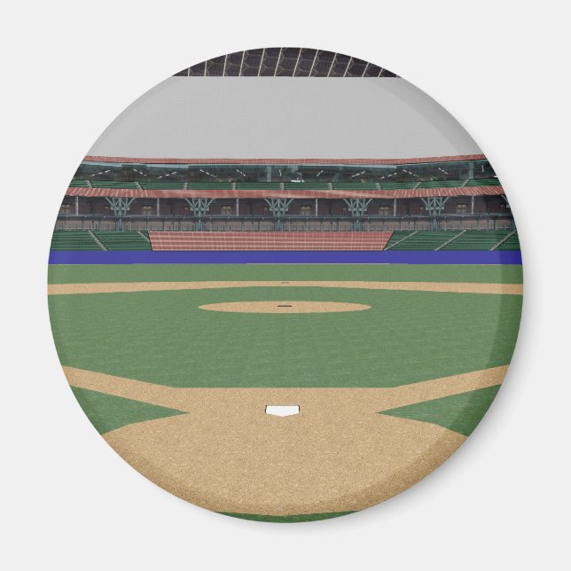 Baseball Stadium: 3D-modell: Magnet (Framsidan)