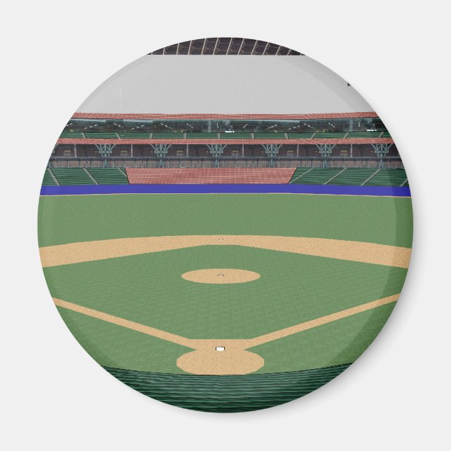 Baseball Stadium: 3D-modell: Magnet (Framsidan)