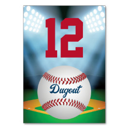 Baseball Stadium Pub Mitzvah Bordsnummer