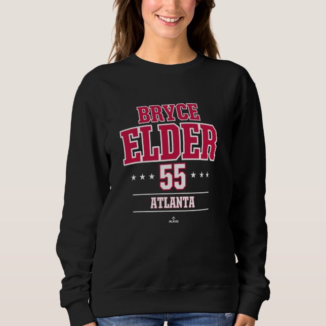 Baseball Star Bryce Elder Atlanta MLBPA T Shirt (Framsida)