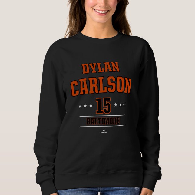 Baseball Star Dylan Carlson Baltimore MLBPA T Shirt (Framsida)
