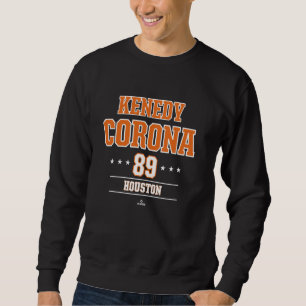 Baseball Star Kenedy Corona Houston MLBPA Lång Ärmad Tröja