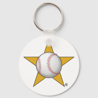 Baseball Star Nyckelring