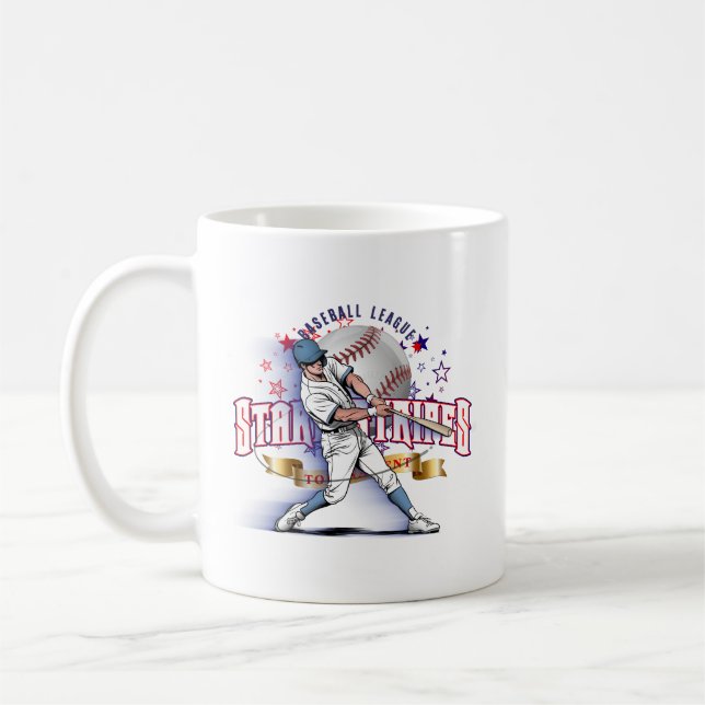 Baseball Stars & Stripes | #11 Klassisk Mugg (Vänster)