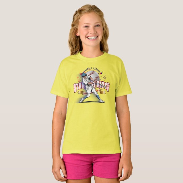 Baseball Stars & Stripes | Barn T Shirt (Hel framsida)