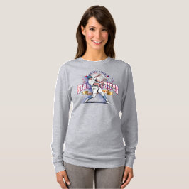 Baseball Stars & Stripes | Dam Longärmad T Shirt