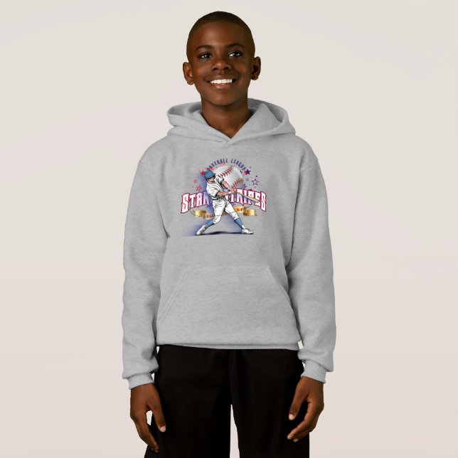 Baseball Stars & Stripes | Kids T Shirt (Hel framsida)