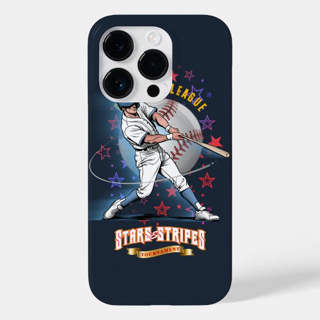 Baseball Stars & Stripes (Mörkt läge) | (Baksida)
