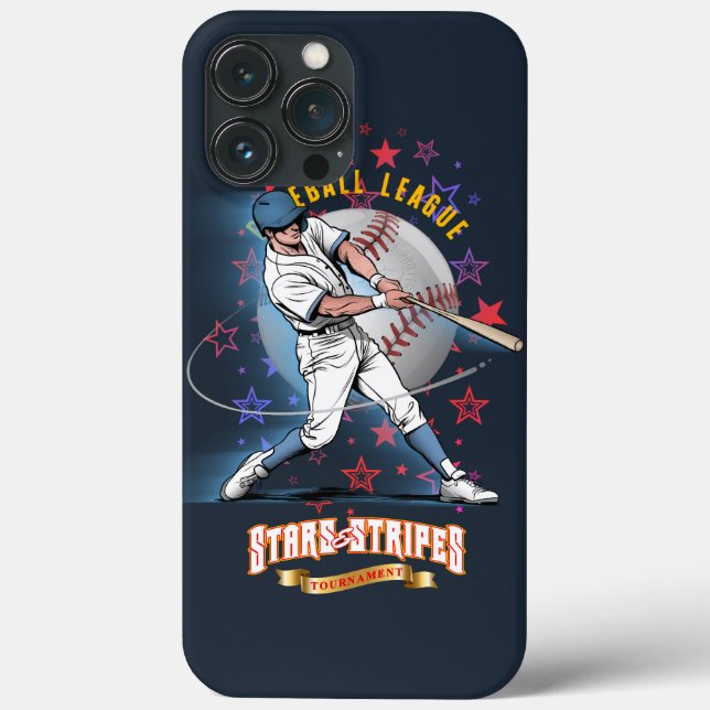 Baseball Stars & Stripes (Mörkt läge) | (Baksida)