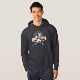 Baseball Stars & Stripes (mörkt läge)   Män Hoodie