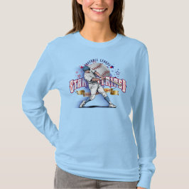 Baseball Stars & Stripes | Women Long Sleeve T Shirt