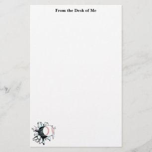Baseball Stationery Brevpapper