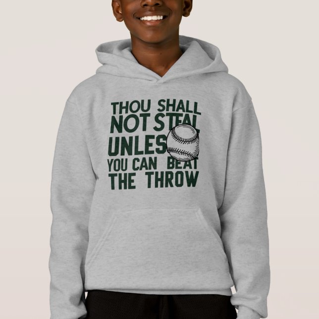 Baseball Stealing Humor Shirt T (Framsida)