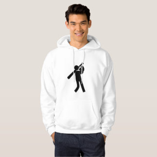 Baseball Stick figur Icon Manar Hoodie