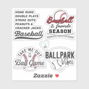 Baseball Sticker Pack 1 från GraphicLoveShop Klistermärken