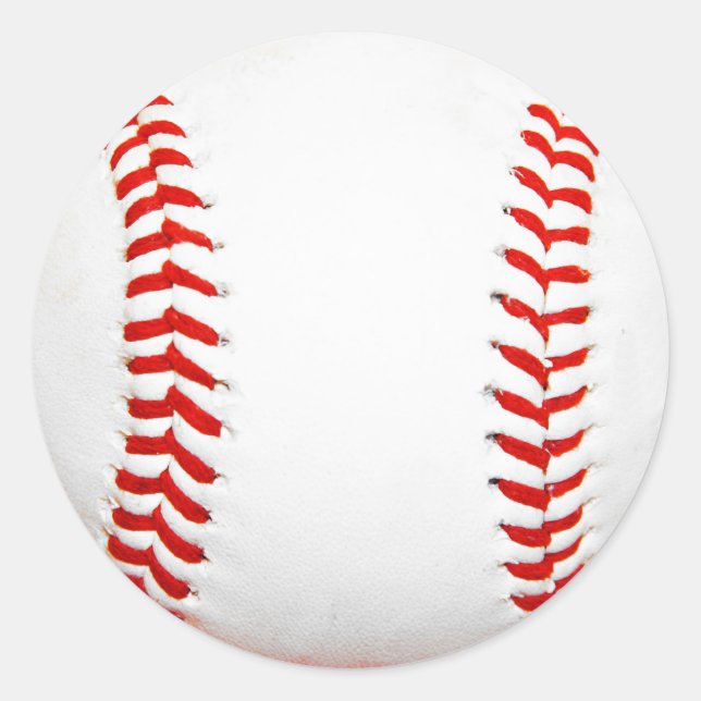 Baseball Stickers Runt Klistermärke (Framsida)