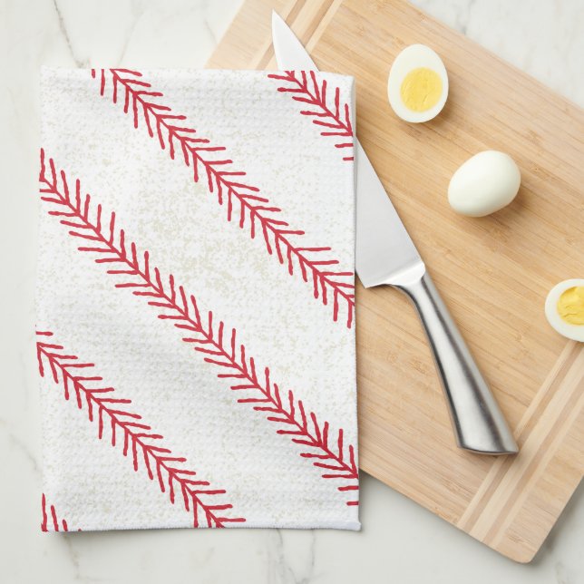 Baseball Stitch Kitchen Towel Kökshandduk (Vikt i Fjärdedel)